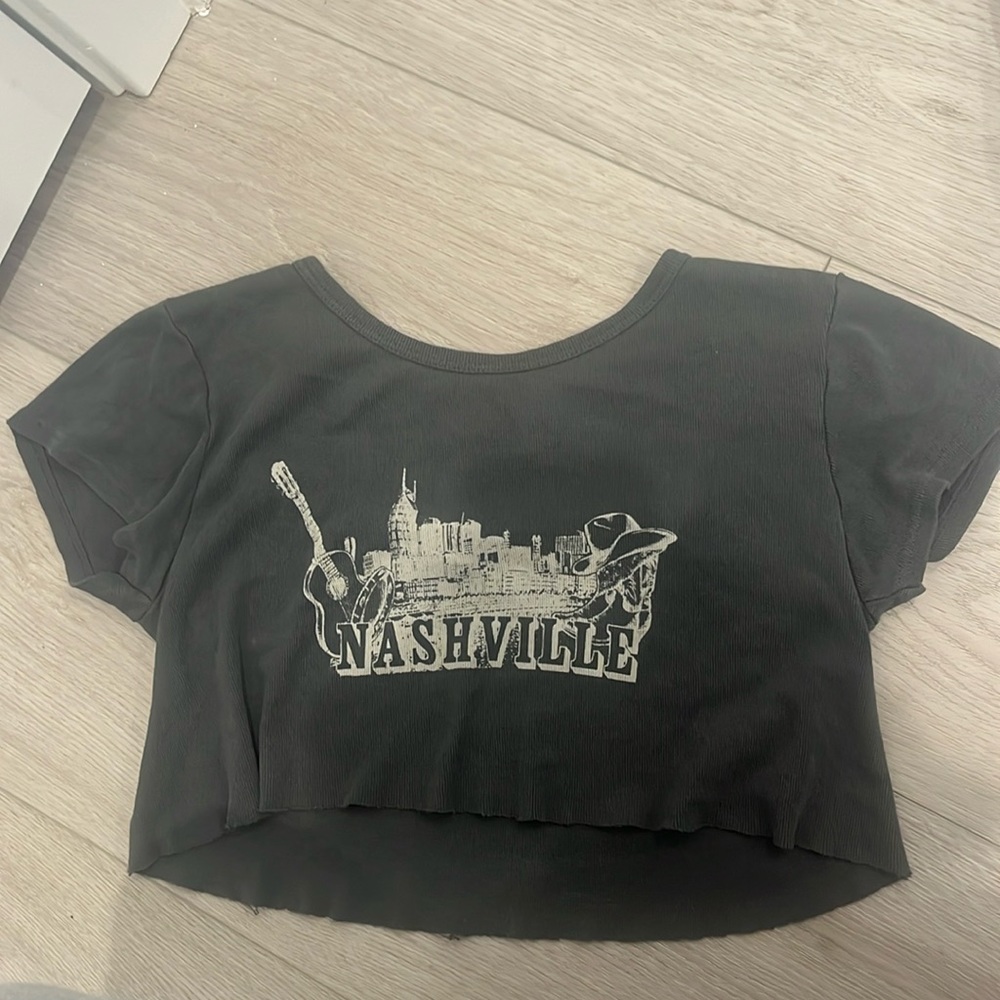 cropped brandy baby tee